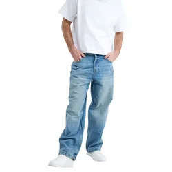 Jeans Fran Relaxed Loose Fit Light Blue Denim 46