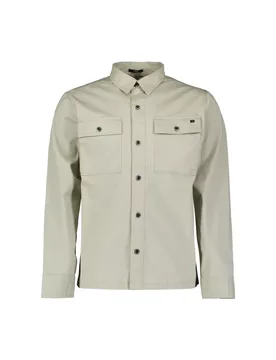Overshirt Buttons Twill Stretch male - XXXL - FashionsVida