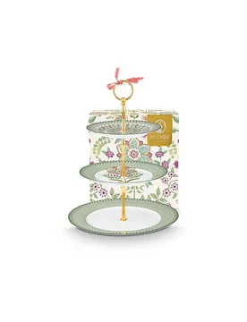 Etagere a 3 piani LILY&LOTUS Verde Chiaro verde chiaro - Studio - FashionsVida