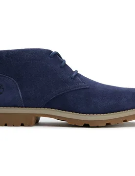 Mens Britton Square Boots - Blue Suede - Size Uk 7 - Timberland - FashionsVida