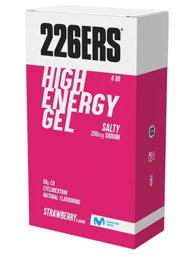 Boîte à Gels High Energy Fraise Salé 76g 6 Unités - 226ERS - FashionsVida