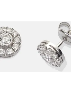 Pendientes Luzz de oro y diamantes - El Corte Inglés - FashionsVida