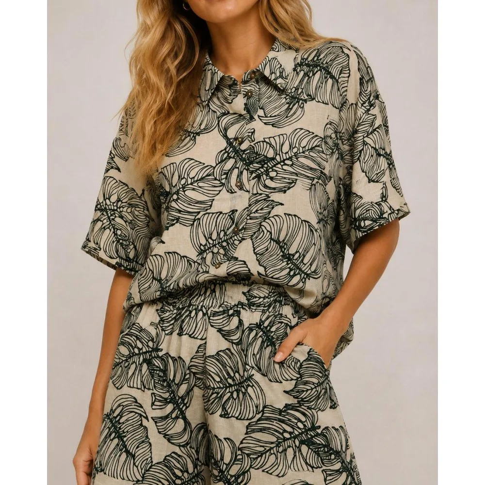 Camisa de mujer de manga corta - Vila - FashionsVida