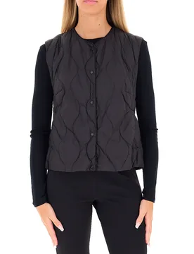 VICOLO Piumino smanicato NERO XL - VICOLO - FashionsVida