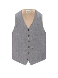 Gilet traditionnel LUSEBASTIAN bleu clair 56