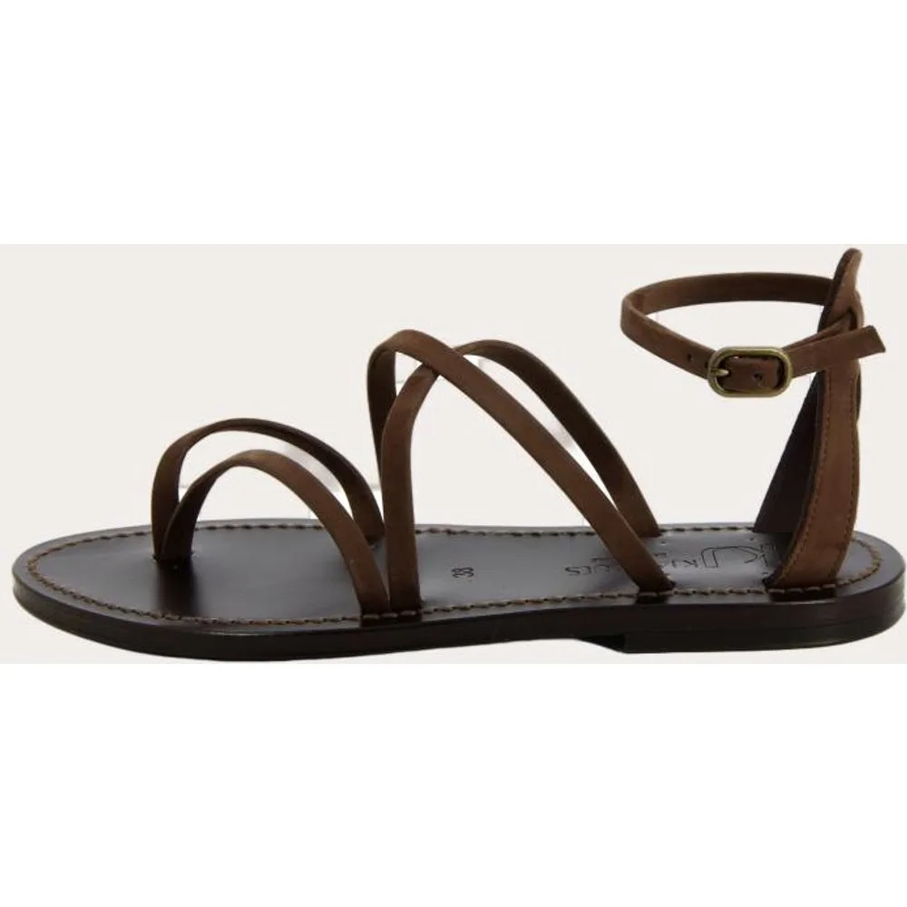 Sandalias planas de piel Epicure - K. Jacques - FashionsVida