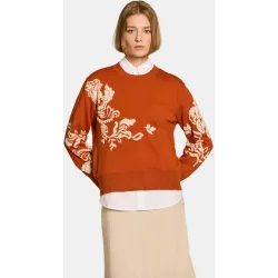 Jersey de mujer jacquard bicolor