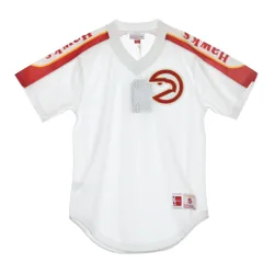 Casacca Uomo Nba Winning Team Mesh V-neck Atlhaw White