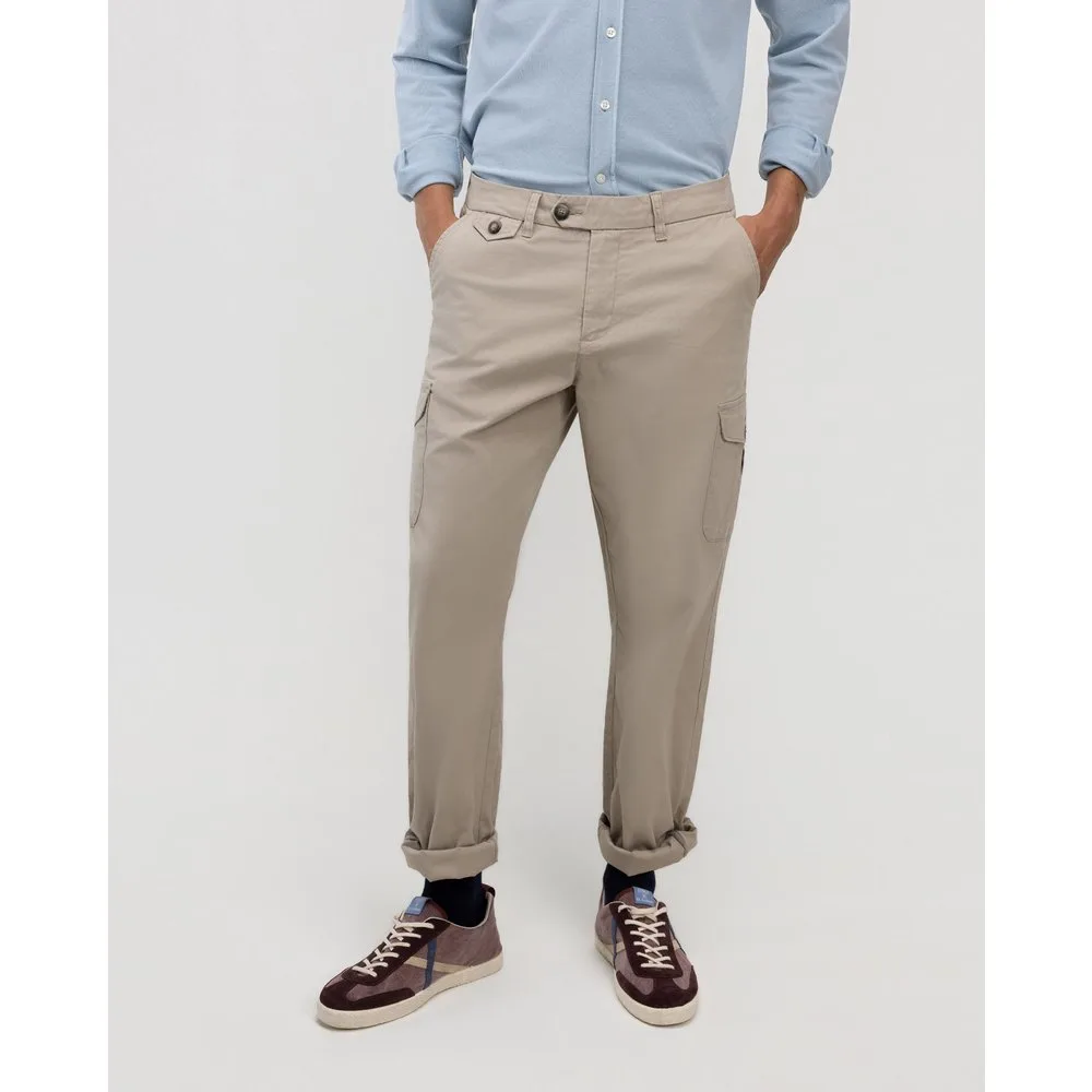 Pantalón de hombre cargo liso - El Ganso - FashionsVida