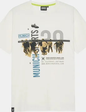 Camiseta de casual de hombre george white - Munich - FashionsVida