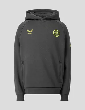 Bath Rugby Junior 2026/27 Travel Adapt Fleece Hoodie GUNMETAL JXL Unisex - Castore - FashionsVida