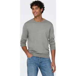 Only & Sons - Jersey de hombre con cuello caja
