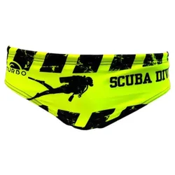 Scuba Diver Swimming Brief Yellow S Men