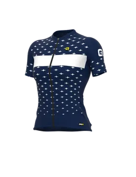 Maglia ciclismo donna PR-R STARS blu marino-bianco - ALE' - FashionsVida