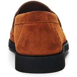 Mocasines de hombre de piel en color