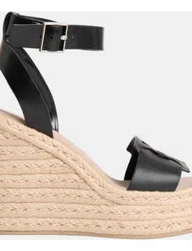 Alpargata de cuña de mujer en piel con pulsera - Calvin Klein - FashionsVida