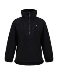 Suéter de mujer Nature Rush Pile 1/2 Zip negro L