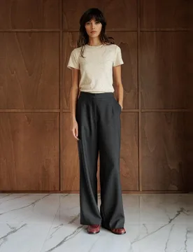 Indi & Cold - Pantalón de mujer largo recto paty - Indi & Cold - FashionsVida