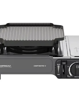 Hornillo camping Bisgtro 3 con Plancha - Campingaz - FashionsVida
