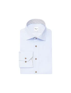 Camisa Regular Fit azul claro 41 - Stenströms - FashionsVida