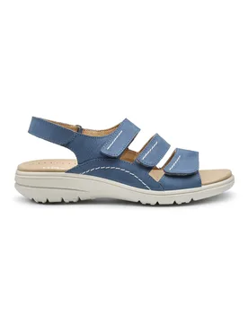 Abigail Women's Wide Fit Nubuck Sandal - - Size: 4 - Hotter - FashionsVida