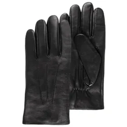 Gants tactiles doublés chaud Noir noir L