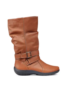 Ballinderry Women's Regular Fit Leather Boot - - Size: 8 - Hotter - FashionsVida