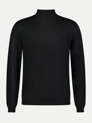 Regular-Fit Strickpullover Schwarz XXL