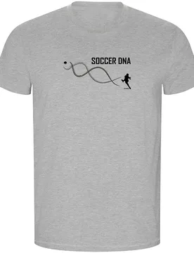 T-shirt à Manches Courtes Soccer Dna Eco Heather Grey 2XL - Kruskis - FashionsVida