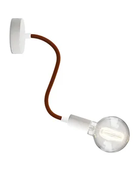 Cables Lampe Flex 30 Avec Ampoule Globe Matte White One Size - Creative - FashionsVida