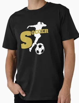 Soccer Player Cool Football Gift T shirt for Soccer Sport 100% cotton Short sleeve Graphic clothes US Size Tops S-6XL - Aliexpress - FashionsVida
