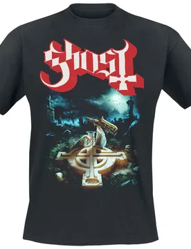 T-Shirt - Rite Here With Title Back - S bis XL - für Männer - Größe L - schwarz - Lizenziertes Merchandise! - Männer - male - GHOST - FashionsVida