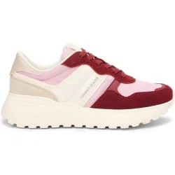 Zapatilla runner de mujer con diseño de paneles