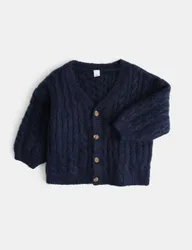 Knitted Cardigan (0-5 Yrs) Navy male