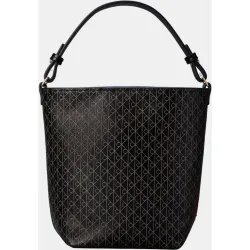 Bolso tipo bucket estampado monogram