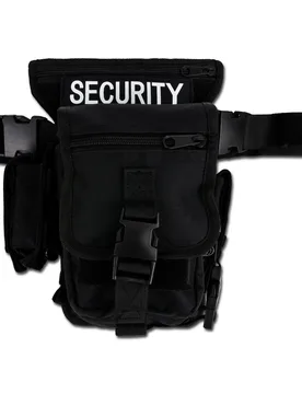 Hüfttasche mit Bein- und Gürtelbefestigung SECURITY schwarz Default Title adult - MFH - FashionsVida
