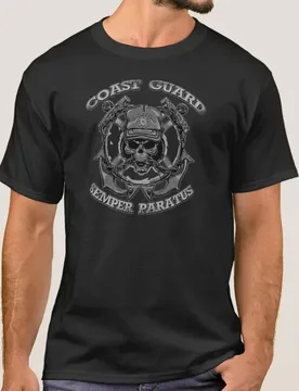 US Coast Guard Skull Tattoo Printed Premium T-Shirt. Summer Cotton Short Sleeve O-Neck Mens T Shirt S-3XL - Aliexpress - FashionsVida