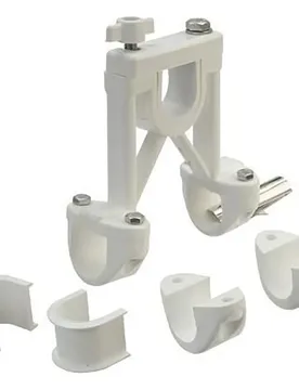 Nylon Stand Off Bracket White 1´´- 1 1/4´´ unisex - Glomex - FashionsVida