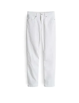 Vaqueros rectos MELLY BASE blanco 38/L28 - Opus Pants - FashionsVida
