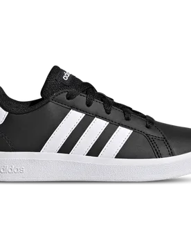 Grand Court Lifestyle Toddler Trainers - Black - Size 12 - Mesh/Synthetic - Black - Size: 12 - Adidas - FashionsVida