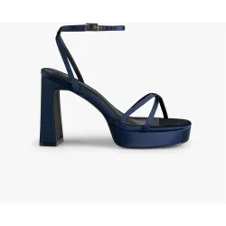 Sandalias de tacón de mujer con plataforma y cierre pulsera
