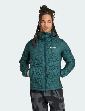 Giacca Terrex Xperior PrimaLoft Loose Fill Insulated Hooded S Aurora Ivy - Adidas - FashionsVida
