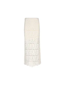 Maxirock OCTAVIA creme L damen - Guess - FashionsVida