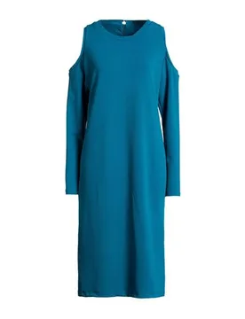 Midi-Kleid Damen Aquamarin L,S Damen - Toy g. - FashionsVida