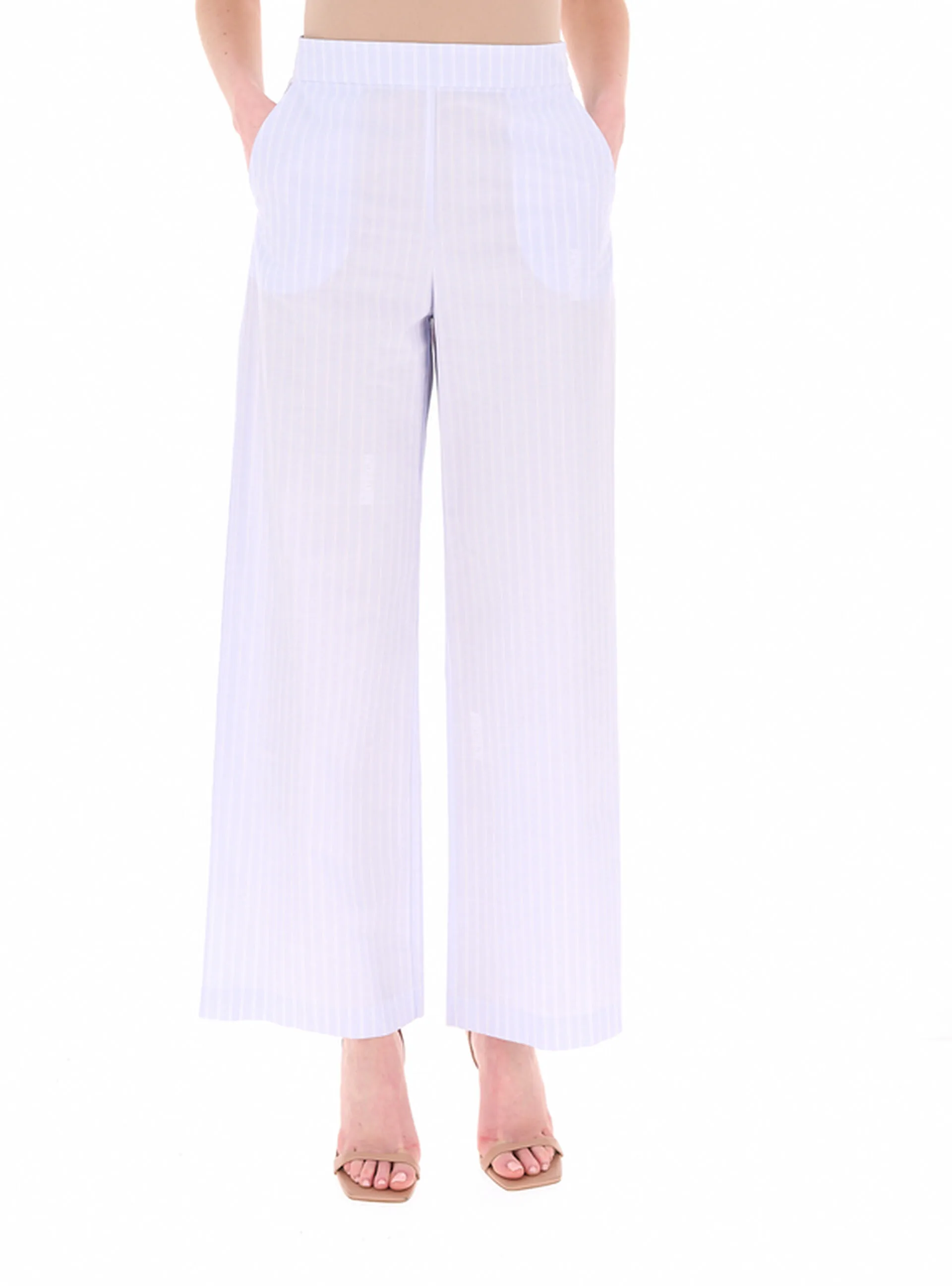 Pantalone in cotone AZZURRO CHIARO 38 - Patrizia pepe - FashionsVida