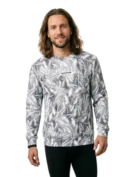 Exchange Felpa Xm002381_af2635 Cream Leaf Allover Print B M - Armani - FashionsVida