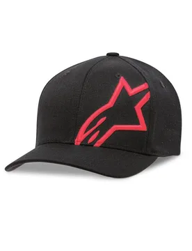 Cappellino Moto CORP SHIFT 2 FLEXFIT Nero Rosso taglia S/M - Alpinestars - FashionsVida