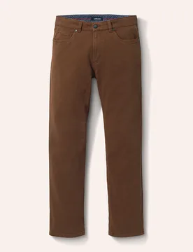 Thermoleicht Five-Pocket, Regular Fit#normale Größen#schlanke Größen#untersetzte Größen, Farbe Braun, 56, wärmend rundum bequem Herren - Walbusch - FashionsVida
