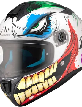 Casco Moto Integrale TARGO S JOKE A5 Lucido taglia M - MT Helmets - FashionsVida