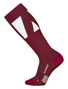 Chaussettes Freeski Merino Knee Vin / White EU 36-38 Homme - Mammut - FashionsVida
